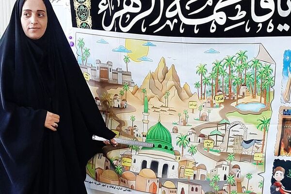 حزن فاطمی در دبستان حضرت ابوالفضل(ع) اسلامشهر 