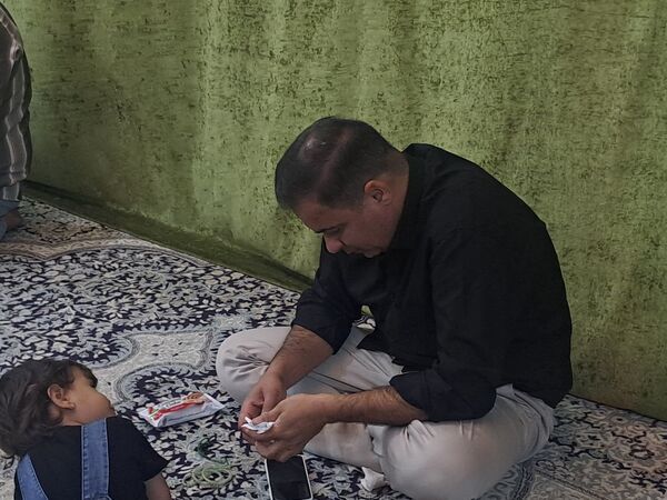 مراسم شب اربعین در مسجد الهادی نیشابور