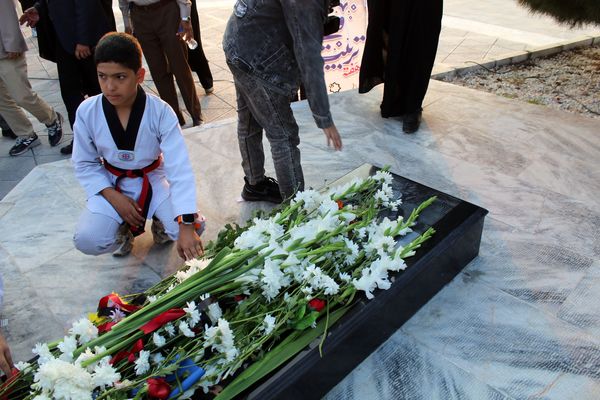 بیست و پنجمین سالگرد پهلوان یعقوبعلی شورورزی در آرامگاه مشاهیر نیشابور 