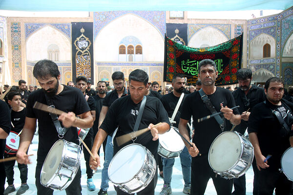 عزاداری تاسوعای حسینی(ع) در حرم حضرت معصومه(س)