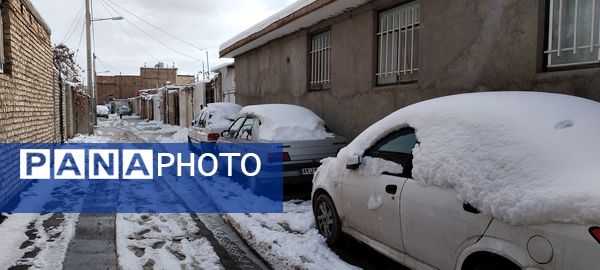 اولین بارش برف در سال ۱۴۰۳  در نیشابور