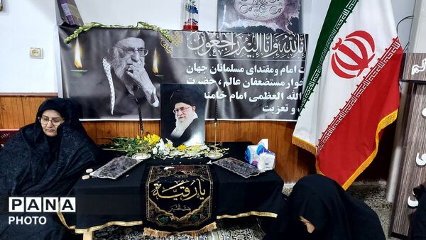 عزاداری اهالی شیعه و سنی بخش اسالم تالش در سوگ رهبر معظم انقلاب 