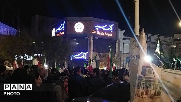حضور گسترده و پرشور مردم انقلابی نیشابور در خونخواهی شهادت رهبر شهید