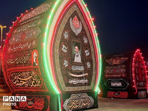 قاب های دیدنی برگزاری آیین «محرم‌شهر» در میدان آزادی با حال و هوای اربعینی