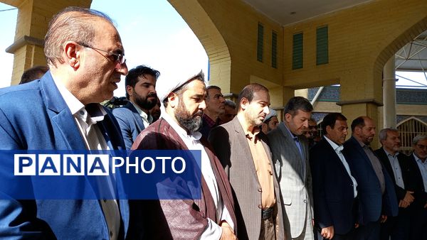 تجدید میثاق استاندار اصفهان با شهدای نجف‌آباد