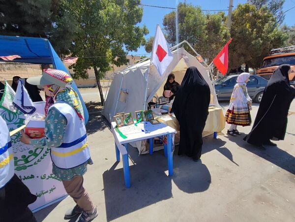 برپایی موکب سازمان دانش‌آموزی در شهرستان سملقان