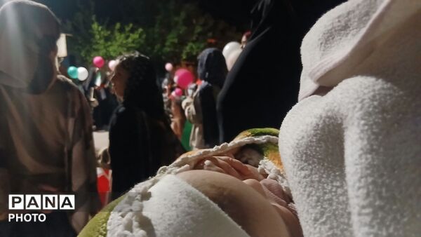 حضور پرشور دختران در جشن میلاد حضرت معصومه(س)