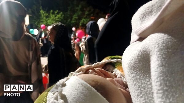 حضور پرشور دختران در جشن میلاد حضرت معصومه(س)