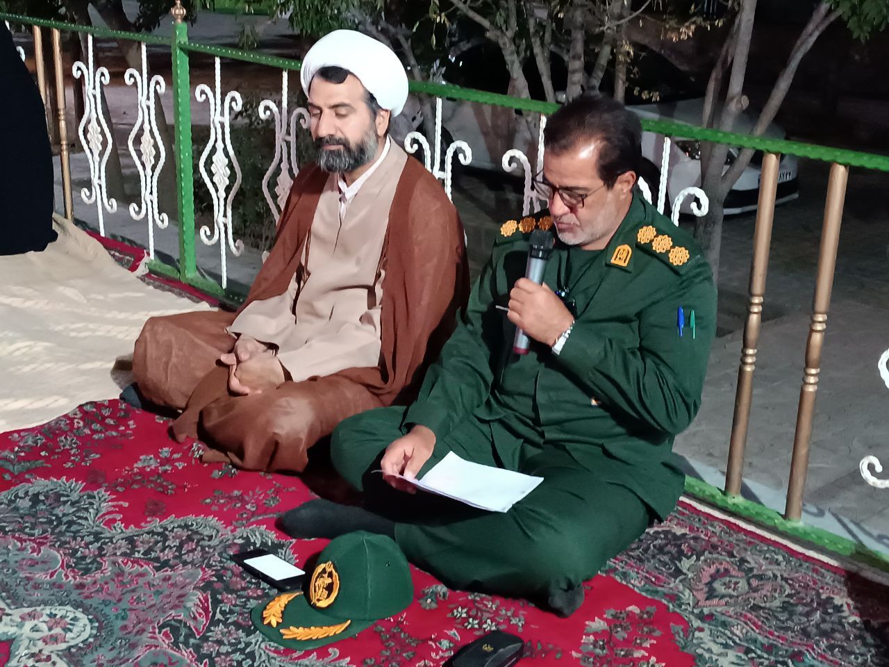 نشست خبری فرمانده سپاه گناباد با اصحاب رسانه