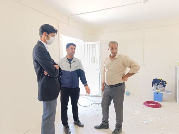 بازدید کارشناس تربیت بدنی شهرستان خلیل آباد از دبیرستان رئیس زاده 