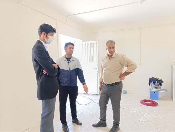 بازدید کارشناس تربیت بدنی شهرستان خلیل آباد از دبیرستان رئیس زاده 