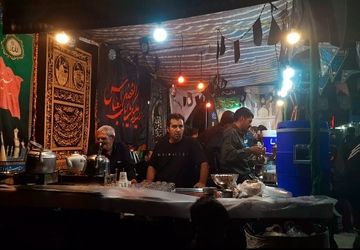 برپایی دسته عزاداری جوان رشید کربلا در شهرکرد