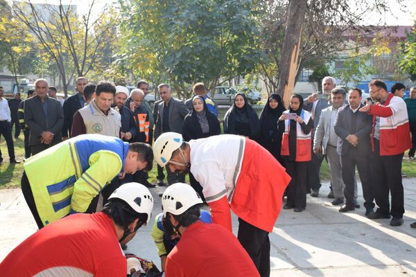  مانور زلزله در کردکوی
