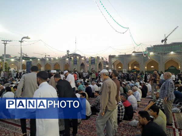 شب میلاد امام هشتم شعیان در حرم مطهر رضوی