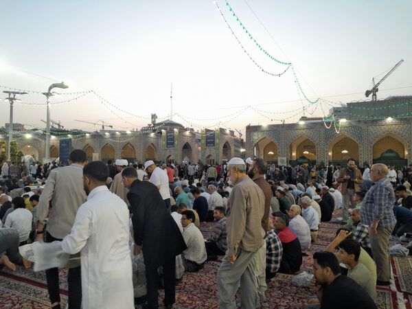 شب میلاد امام هشتم شعیان در حرم مطهر رضوی