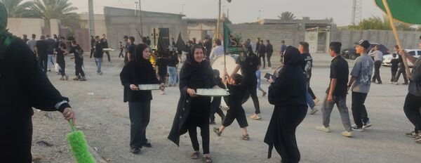 مراسم عزاداری امام حسین‌‌(ع) در روستای باغات
