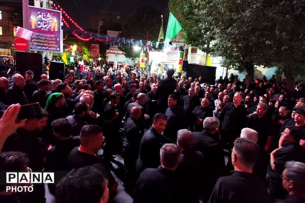 تجمع مردمی شهر صباشهر همزمان با مراسم شام غریبان  