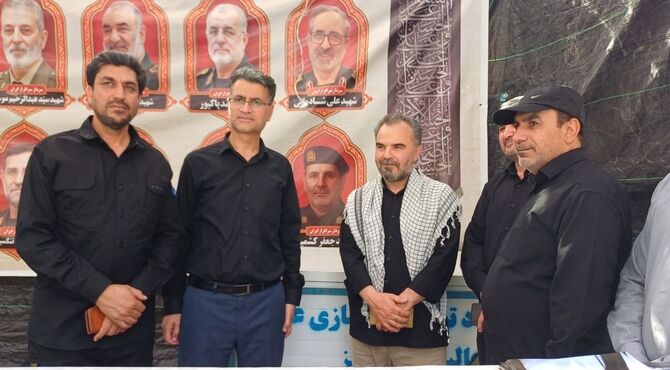 بازدید مدیرکل قرآن عترت و نماز وزارت آموزش و پرورش از موکب های شهرستان مهران 
