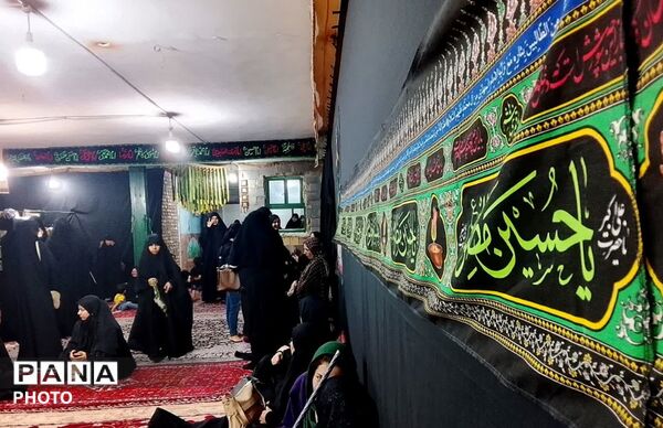 مراسم شب سوم محرم در مسجد جامع حجت بن الحسن العسکری (عج)فردیس