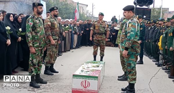 مراسم وادع کردکویی‌ها با شهید ناو دنا