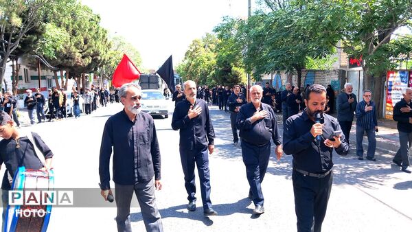 عزاداران باخرزی در سوگ یازدهمین امام شیعیان