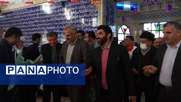 آیین افتتاحیه پروژه‌های شهرستان بن