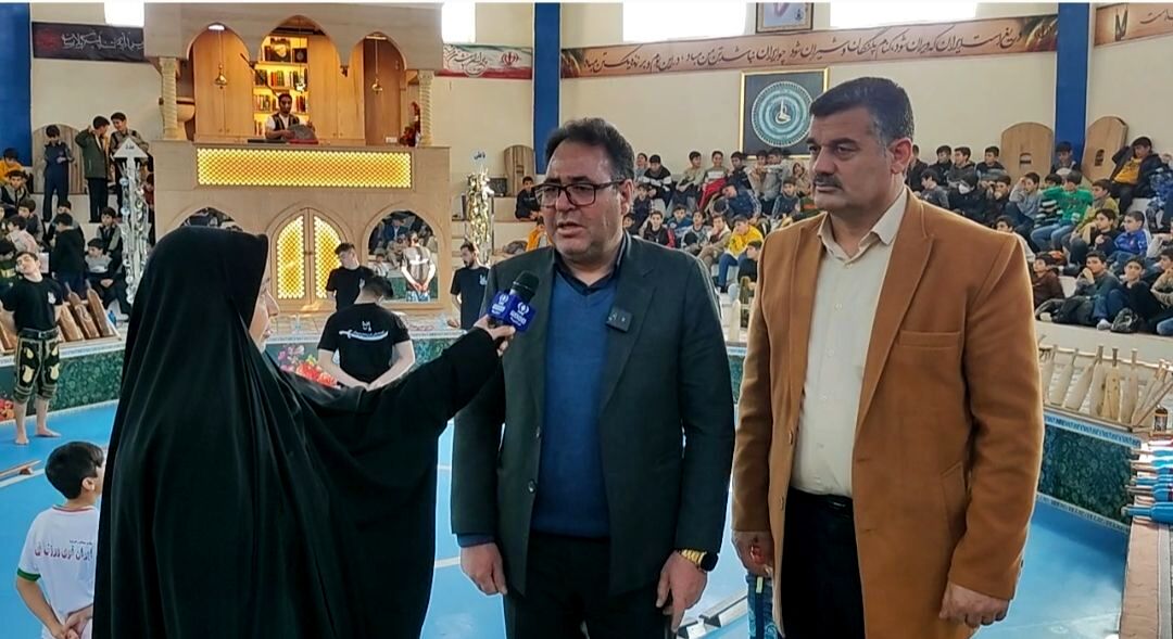 برگزاری افتتاحیه مسابقات ورزشی درون مدرسه ای جام اقتدار در شهرستان شیروان 
