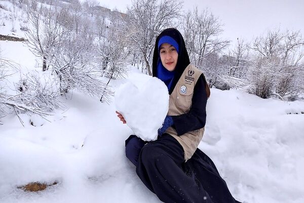 برف بارید و خدا پاکی خود را به شهر زیبایی بار هدیه کرد