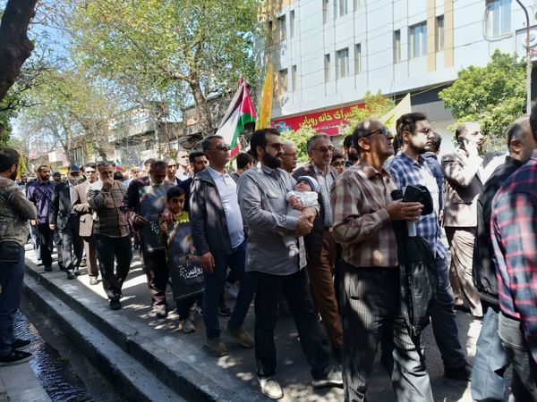 راهپیمایی روز قدس در ساری 