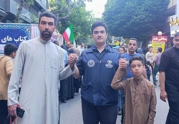 رهروان غدیر در اسکو؛ وقتی عشق به ولایت، مسیرِ خدمت می‌شود