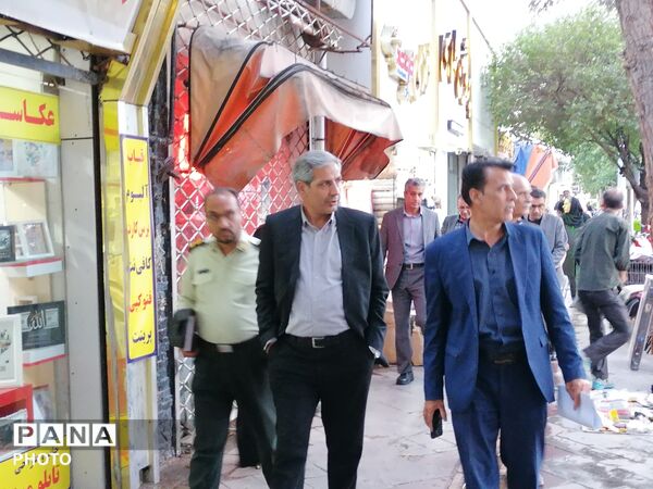 گشت مشترک نظارت بر بازار شهرستان کاشمر با حضور فرماندار
