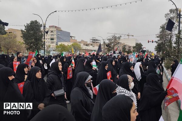 راهپیمایی روز قدس در شهرک واوان اسلامشهر 