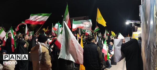 تجمعات مردمی و رژهٔ ماشینی در میدان شریعتی مشهد