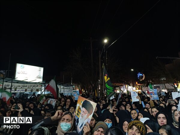 مراسم استقبال و شب وداع با پیکر مطهر شهید ناواستوار دوم امیررضا قدرتی در سملقان