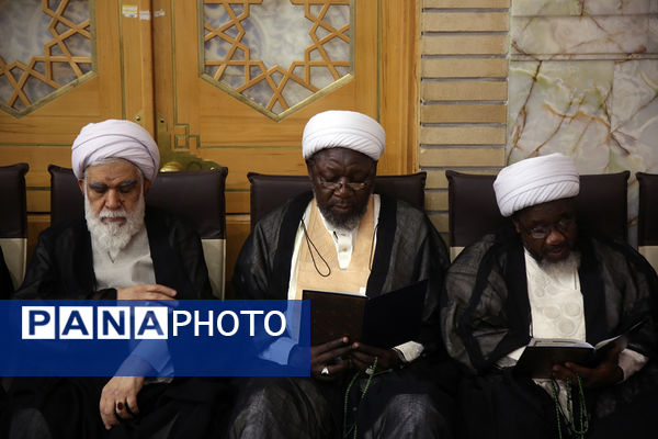 مراسم بزرگداشت والده «سید حسن نصرالله» در قم