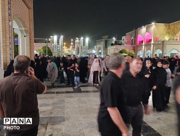 مشهد مقدس در سوگ امام مهربانی ها