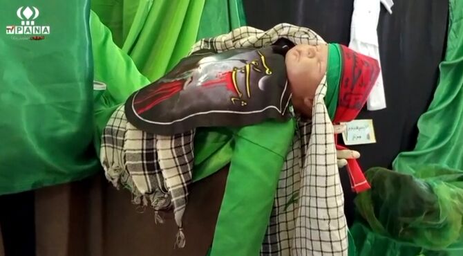 حضور پرشور مادران و شیرخوارگان در مراسم گرامیداشتِ حضرت علی‌اصغر (ع)