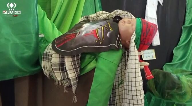 حضور پرشور مادران و شیرخوارگان در مراسم گرامیداشتِ حضرت علی‌اصغر (ع)