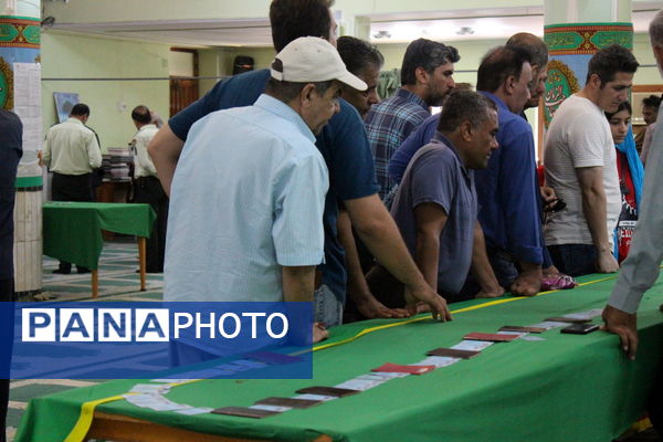 حضور گسترده مردم شهرستانها و مناطق استان بوشهردر انتخابات ریاست جمهوری