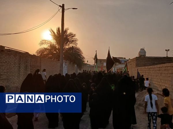 تشییع نمادین پیکر امام حسین(ع) در گمبوعه بزرگ