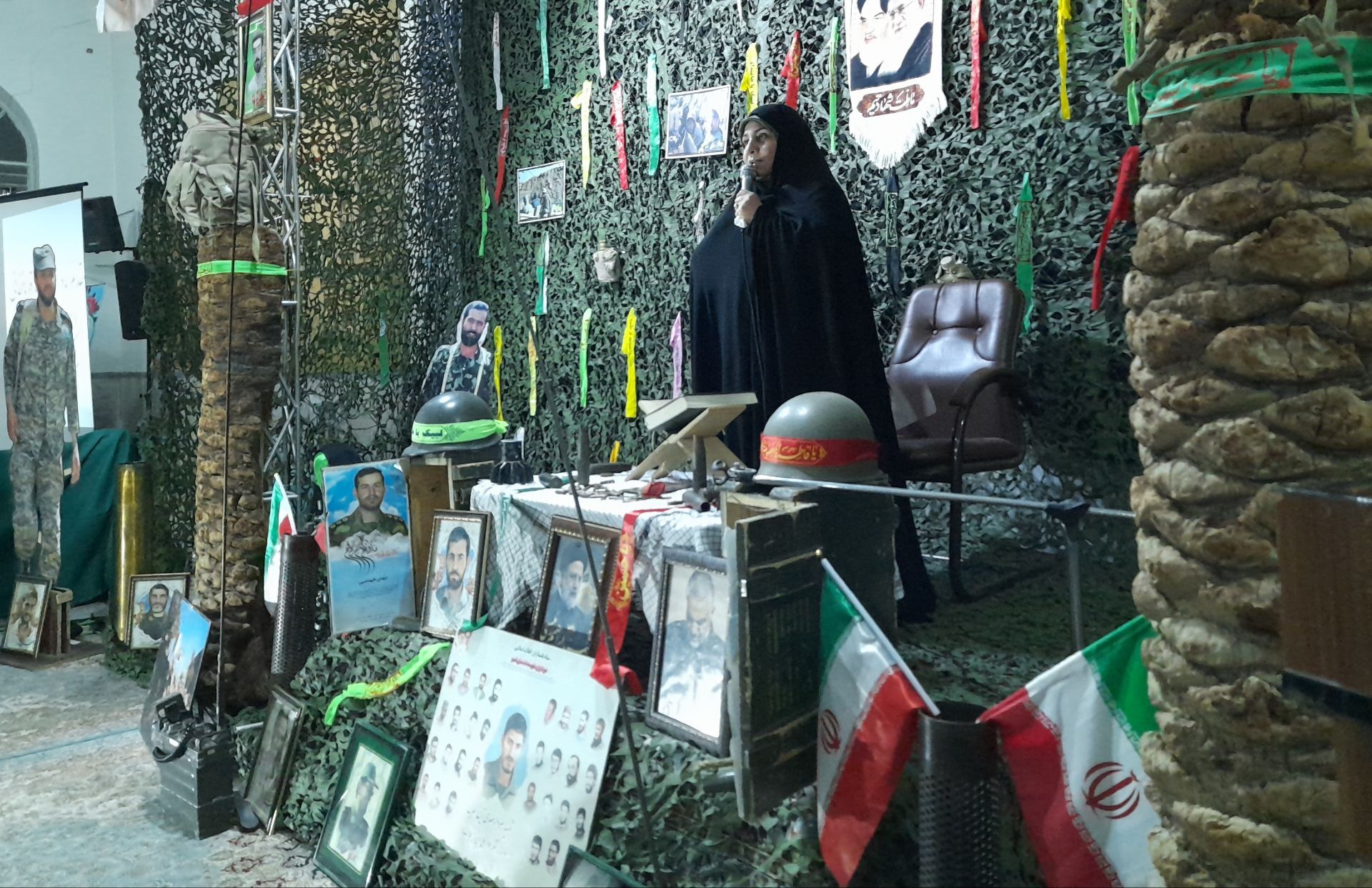پاسداشت ششمین سالگرد شهید سلیمانی در روستای جعفرآباد قم