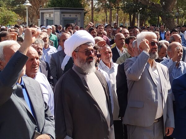 راهپیمایی جمعه خشم باحضور جمعی مردم ولایت مدار ترشیزکهن در کاشمر 