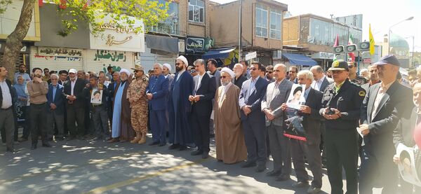 حضور مردم ولایتمدار شهرستان کاشمر در راهپیمایی روز جهانی قدس
