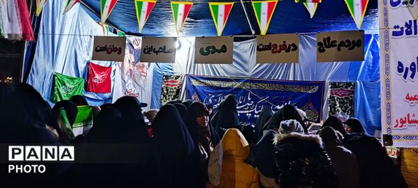 بلوار فضل، صحنه عشق و ارادت ملت به رهبر در شبی دیگر