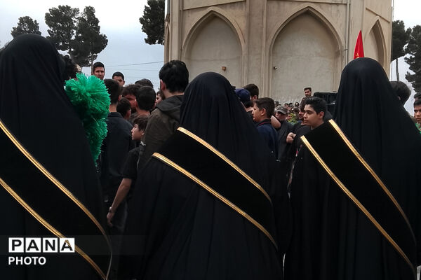 مراسم تشیع شهید جوان یوسف‌آباد