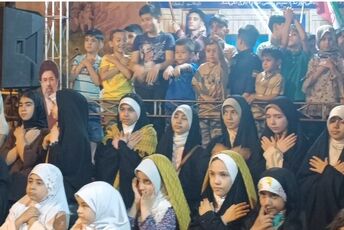 جشن عید مباهله در موکب‌های شیراز