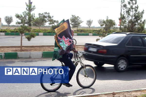 پیاده‌روی خانوادگی جاماندگان اربعین حسینی(ع) در قم