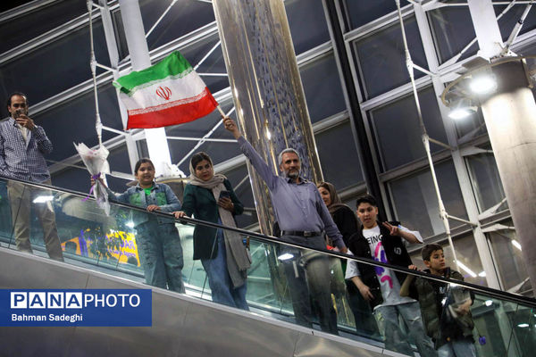 آیین استقبال از کاروان ورزشی دانش‌آموزی امید ایران از رقابت‌های ژیمنازیاد صربستان