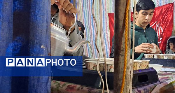 موکب پذیرایی شهید مصطفی صدر زاده به‌مناسبت میلاد امام علی (ع) در نیشابور 