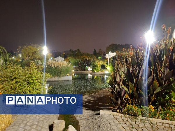 زیبایی باغ گل‌های مشهد در پاییز